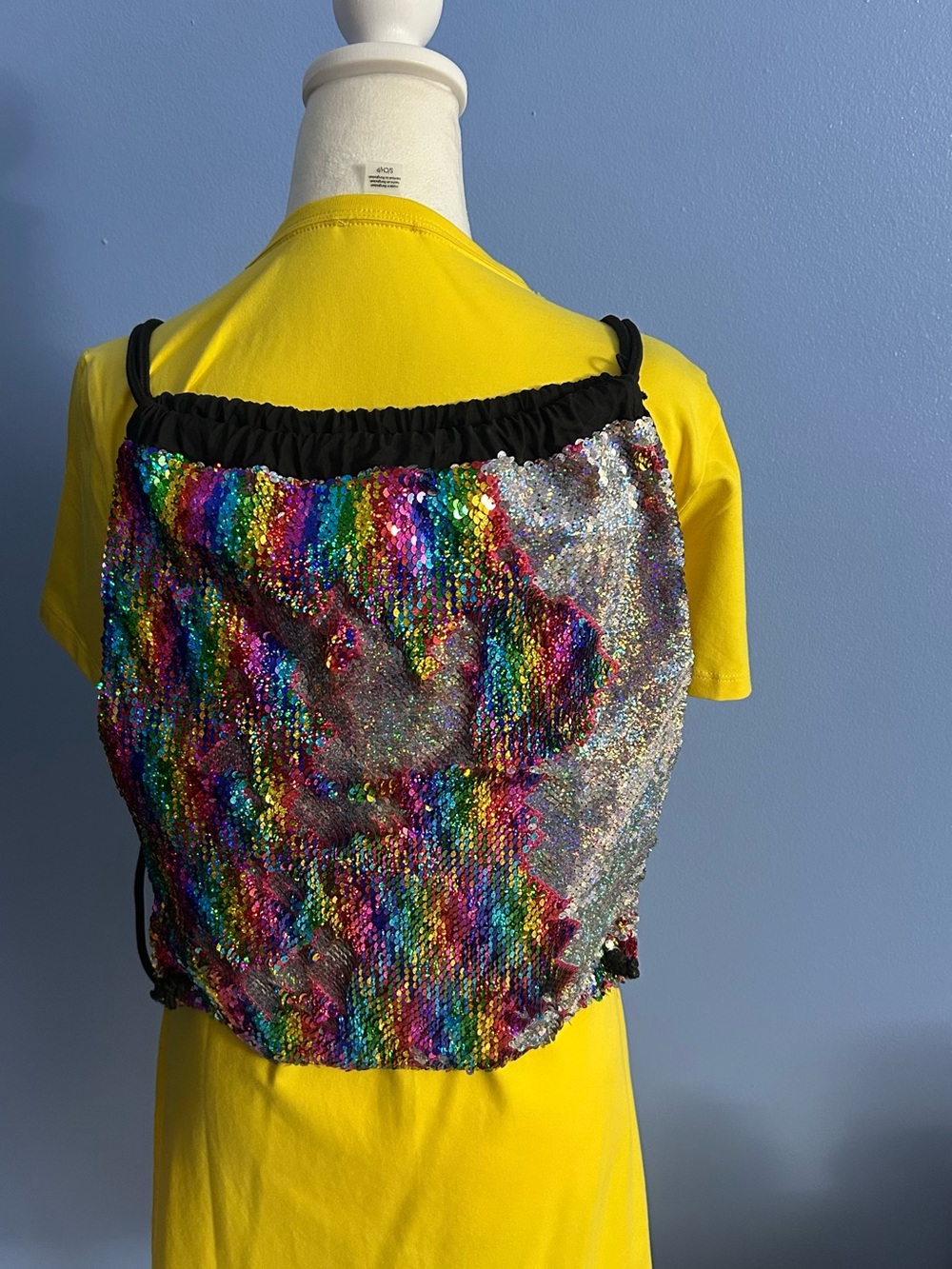 Sequins rainbow backpack ๐ - Picture 4 of 5